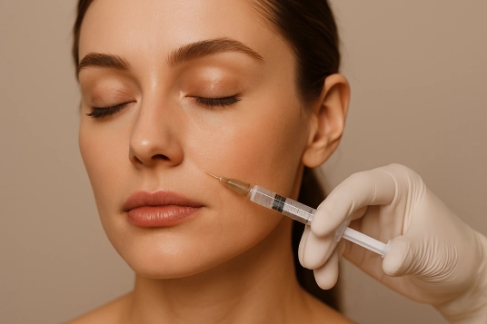 Nasolabial filler treatment